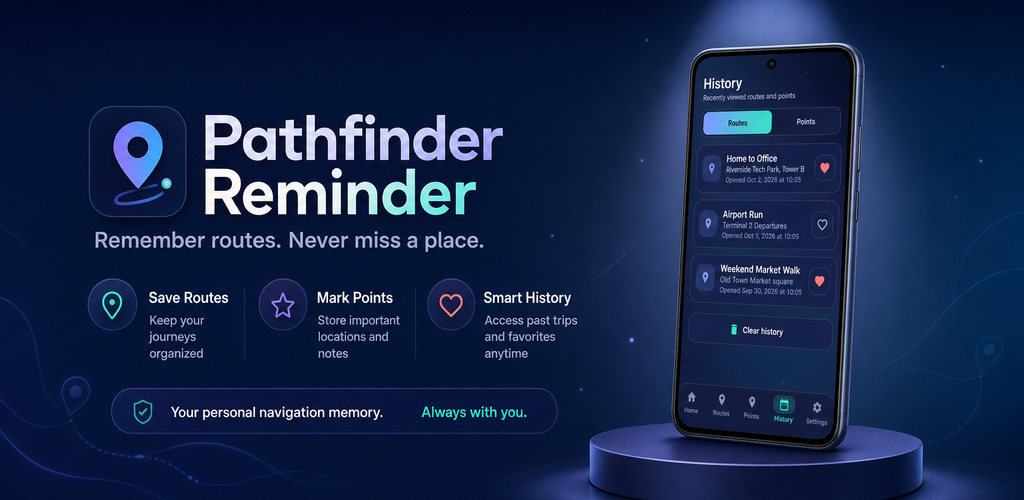 Pathfinder Reminder app preview